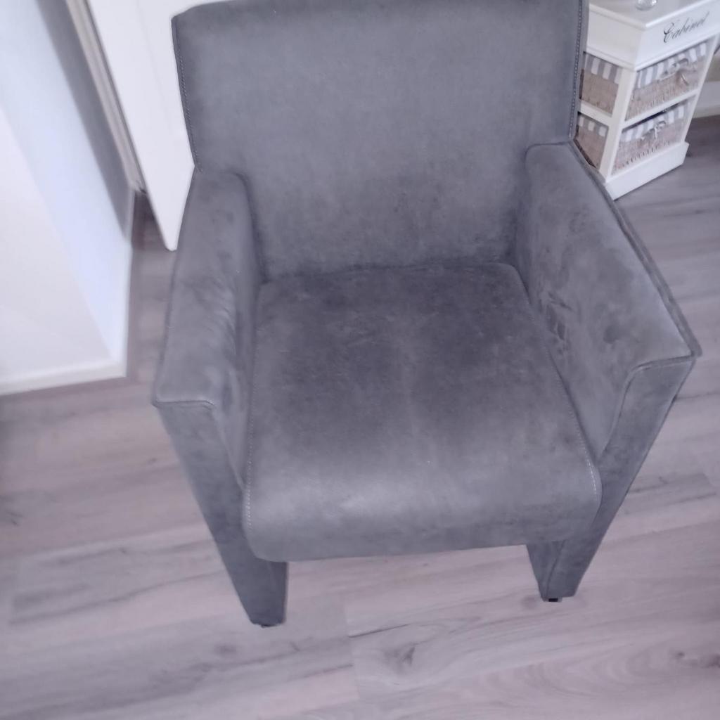 Eetkamerstoel(len), Huis en Inrichting, Stoelen, Ophalen, Zo goed als nieuw, Grijs