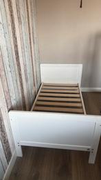 Wit Petit Amélie meegroei kinderbed met lattenbodem, Kinderen en Baby's, Kinderkamer | Bedden, Ophalen, Gebruikt, 70 tot 85 cm