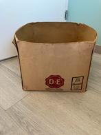 Vintage doos Douwe Egberts Koffie, Ophalen of Verzenden