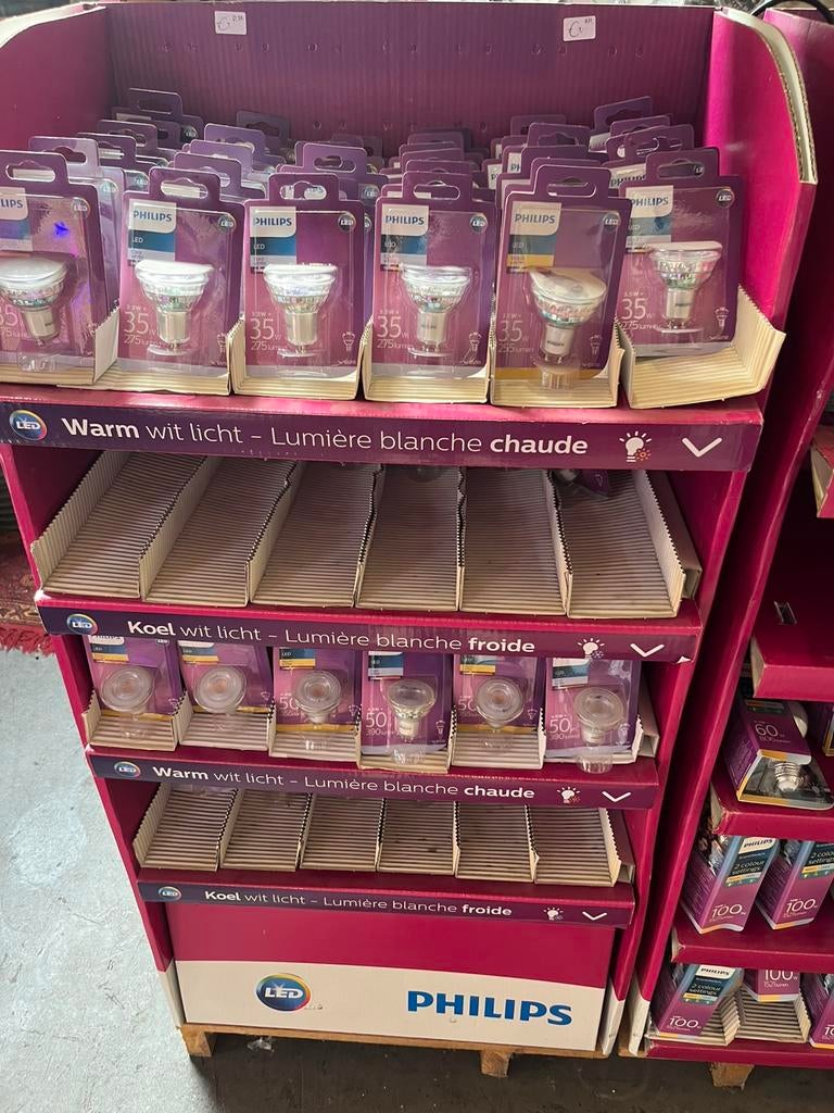 Philips led spots 35w en 55w. €1 per stuk., 30 tot 60 watt, Led-lamp, Nieuw, Bipin of Steekvoet