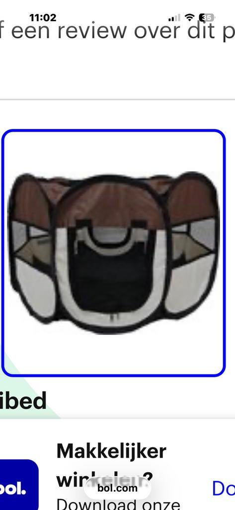 Opvouwbare bench, Dieren en Toebehoren, Hondenbenches, Ophalen, Zo goed als nieuw