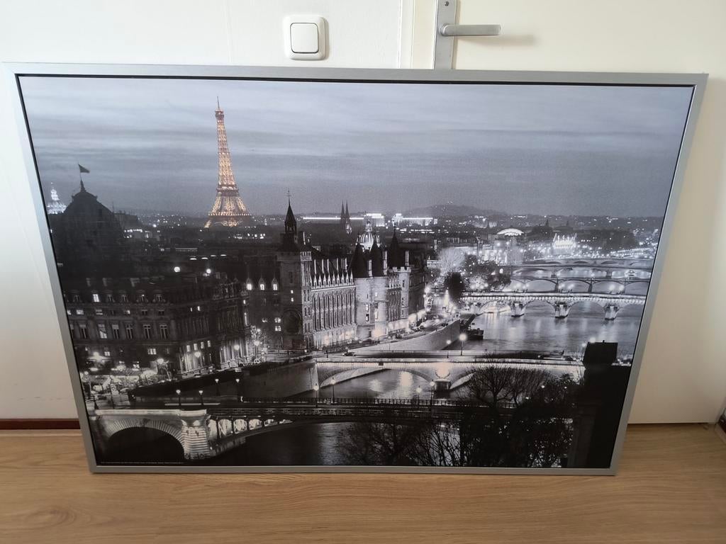 Foto/ schilderij Parijs IKEA, Ophalen, 50 tot 75 cm, Zo goed als nieuw, 75 tot 100 cm