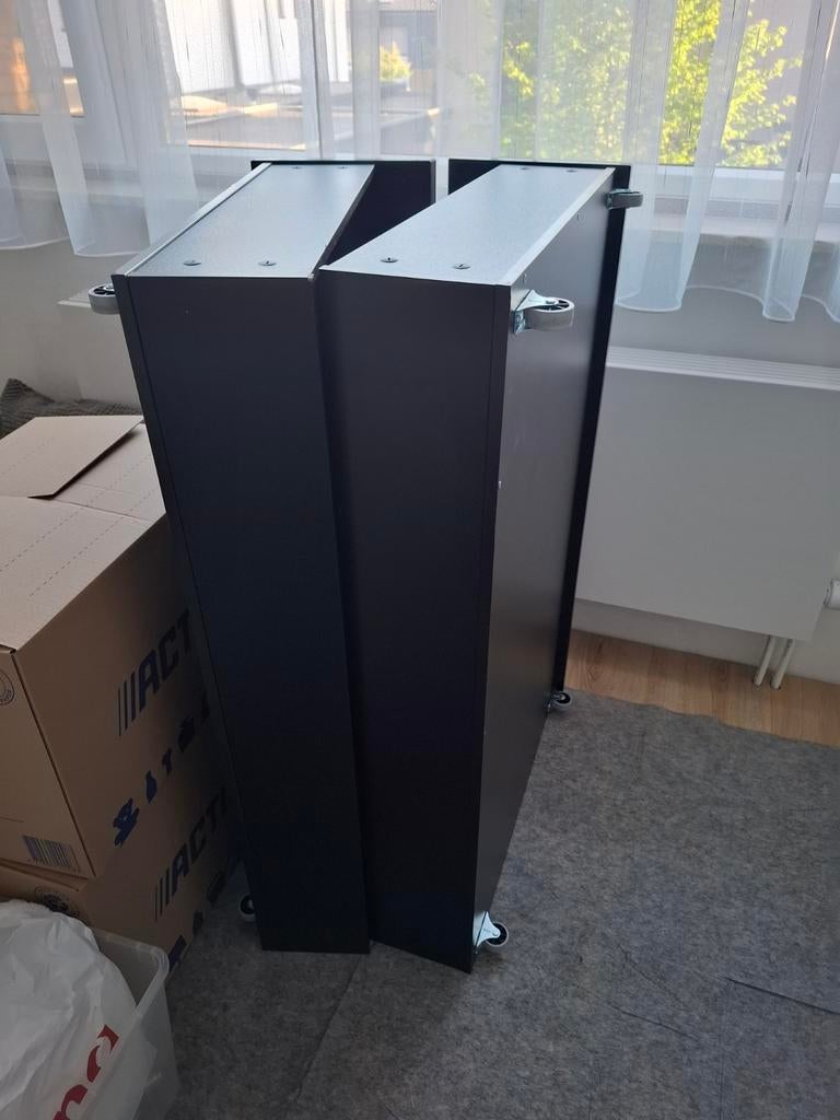 2 zwarte lades voor IKEA Malm hoog bed, Huis en Inrichting, Slaapkamer | Bedden, Ophalen, Gebruikt, Zwart