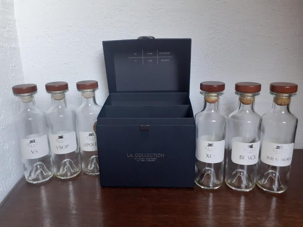 Cognac -Deau La Collection - 20cl + Box - Leeg., Verzamelen, Ophalen of Verzenden, Gebruikt, Frankrijk, Overige typen