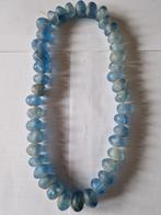 Blauwe kralenketting, Ophalen of Verzenden, Zo goed als nieuw, Blauw, Overige materialen