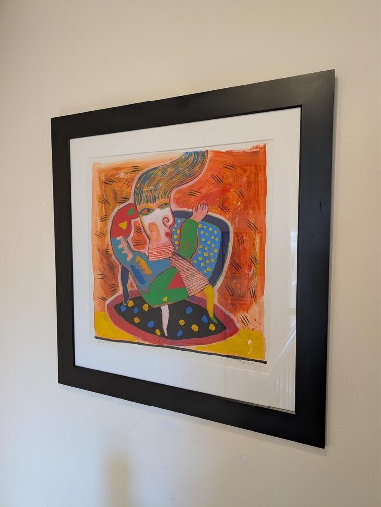 Clemens Briels - Podane 1 - Zeefdruk uit 1994, Ophalen of Verzenden