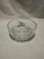Vintage Kristallen schaaltje bakje, Ophalen, Schaal, Rond, Glas