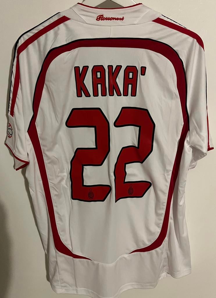 Kaka AC Milan retro voetbalshirt maat L, Verzamelen, Sportartikelen en Voetbal, Ophalen of Verzenden, Zo goed als nieuw, Buitenlandse clubs
