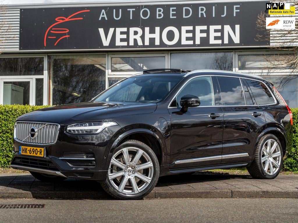 Volvo XC90 2.0 T8 Twin Engine AWD Inscription - 7 PERS - PAN, Auto's, Volvo, Bedrijf, Te koop, XC90, 360° camera, 4x4, ABS, Achteruitrijcamera
