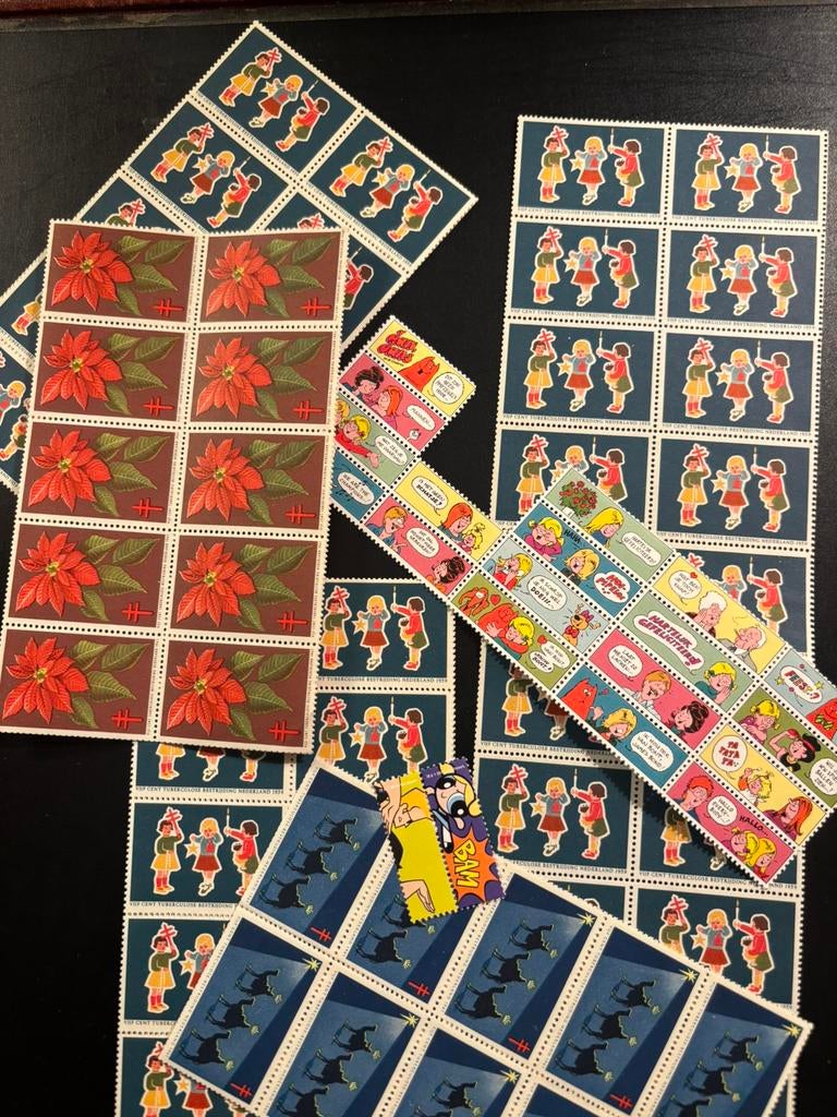 Sluitzegels, Verzamelen, Merken en Reclamevoorwerpen, Ophalen of Verzenden, Zo goed als nieuw