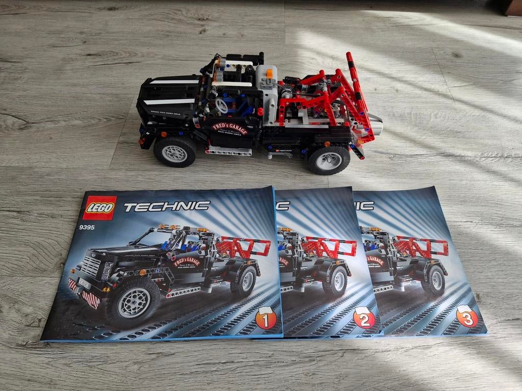 Lego Technic Sleepwagen 9395 met instructieboekjes, Lego, Ophalen of Verzenden, Zo goed als nieuw, Complete set