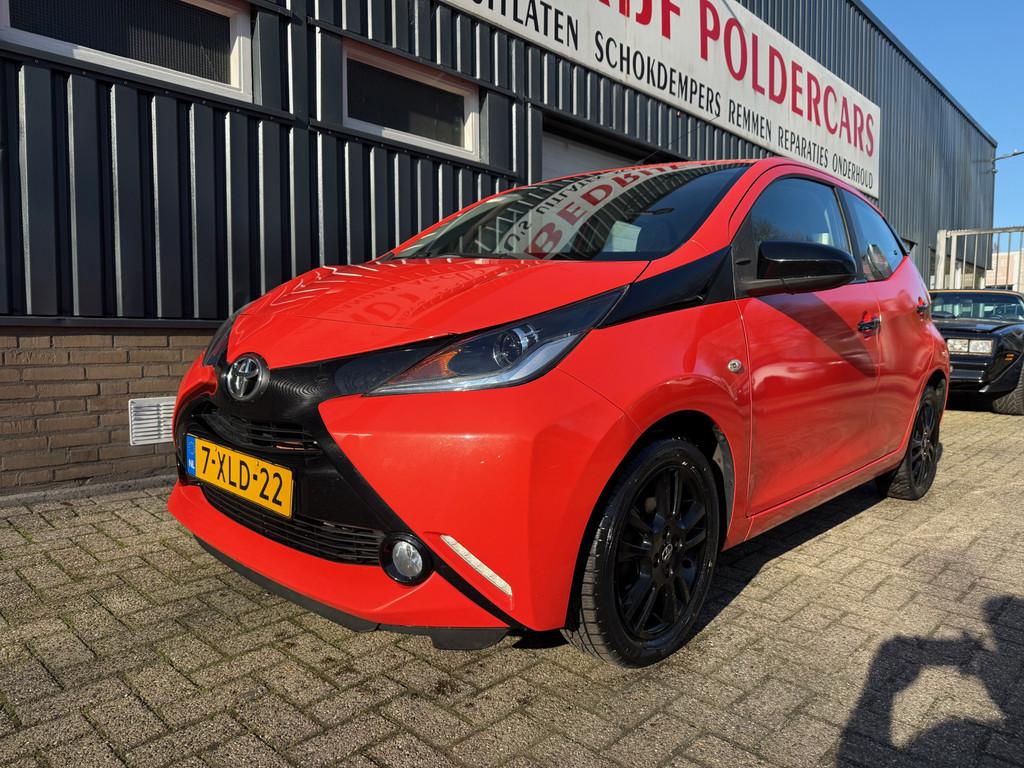 Toyota Aygo 1.0 VVT-i x-cite Airco (bj 2014), Voorwielaandrijving, Euro 5, Stof, Gebruikt