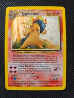 Typhlosion 17/111 Neo Genesis Holo Pokémon Kaart, Ophalen of Verzenden, Gebruikt, Losse kaart, Foil