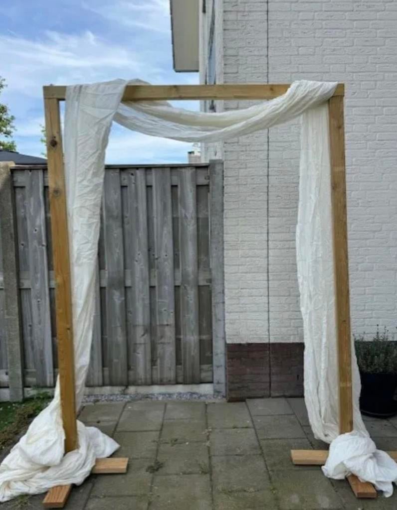 Te koop: Houten Backdrop Frame, Hobby en Vrije tijd, Ophalen of Verzenden, Nieuw, Feestartikel, Geboorte of Huwelijk