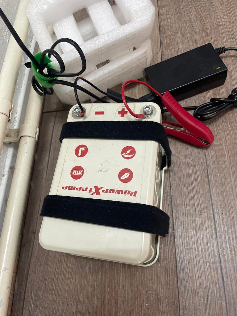 Lichtgewicht POWER Xtreme X10 mover accu - Topconditie, Ophalen of Verzenden, Zo goed als nieuw