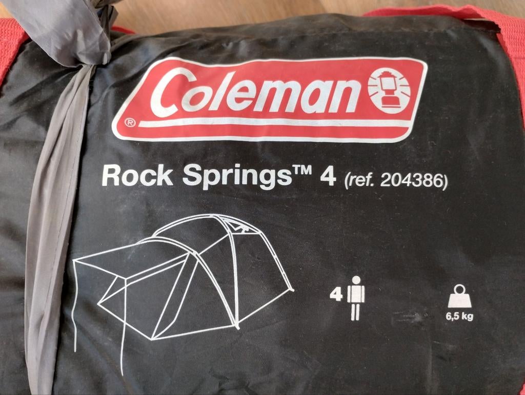 Coleman Rock Springs 4 Tent - 4-persoons koepeltent, Ophalen, Gebruikt, Tot en met 4