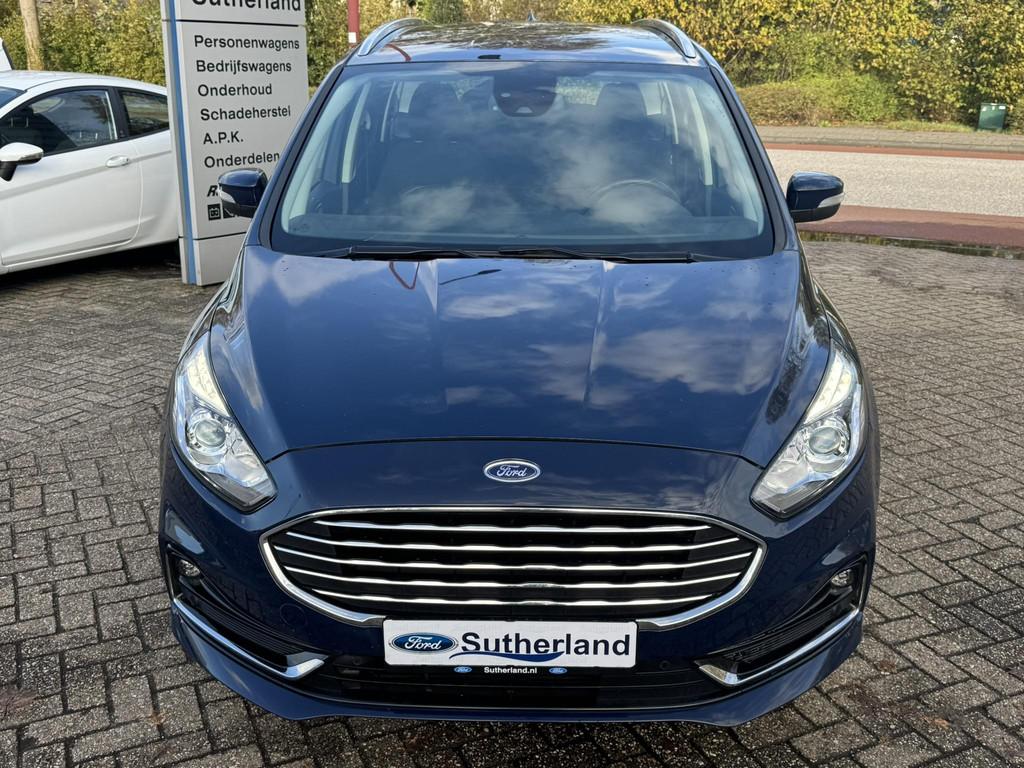 Ford Galaxy 2.5 Titanium FHEV 190pk | AGR Stoelen | Afneemba, Auto's, Ford, Gebruikt, Blauw, Bedrijf, Hybride Elektrisch/Benzine