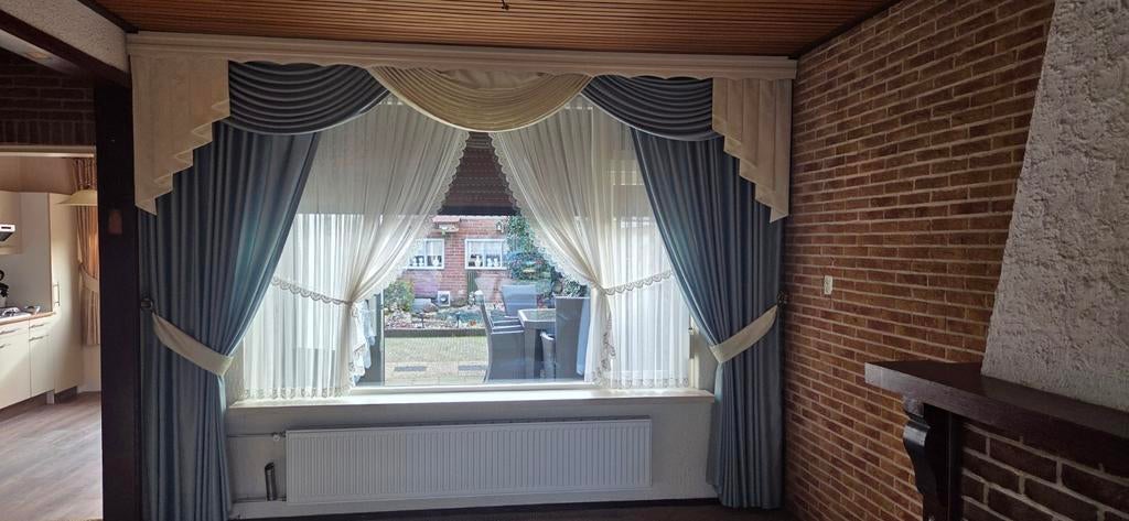 Overgordijnen en glasgordijnen, Ophalen, Zo goed als nieuw, 200 cm of meer, 200 cm of meer