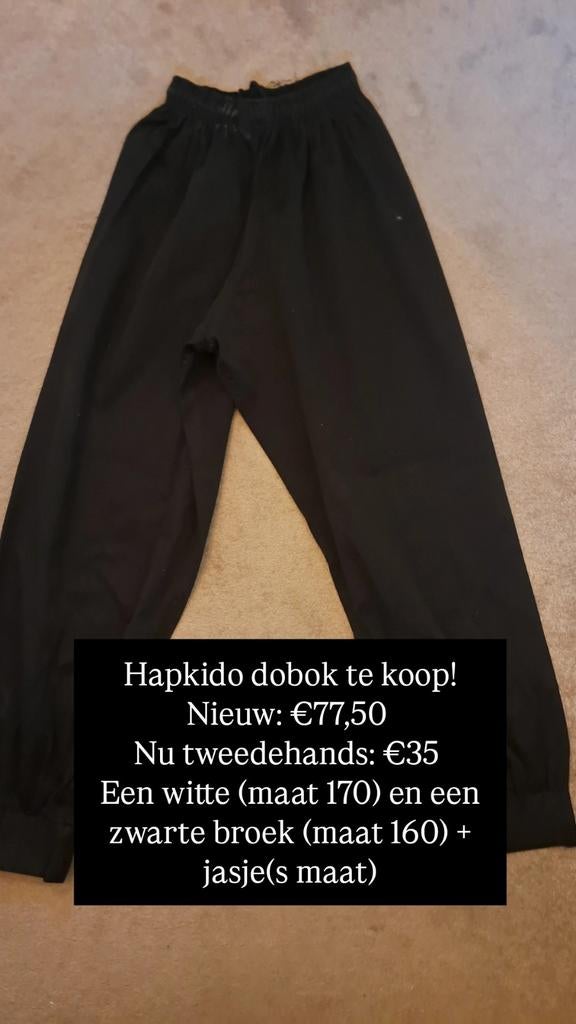 Hapkidopak, Ophalen, Zo goed als nieuw, Overige typen