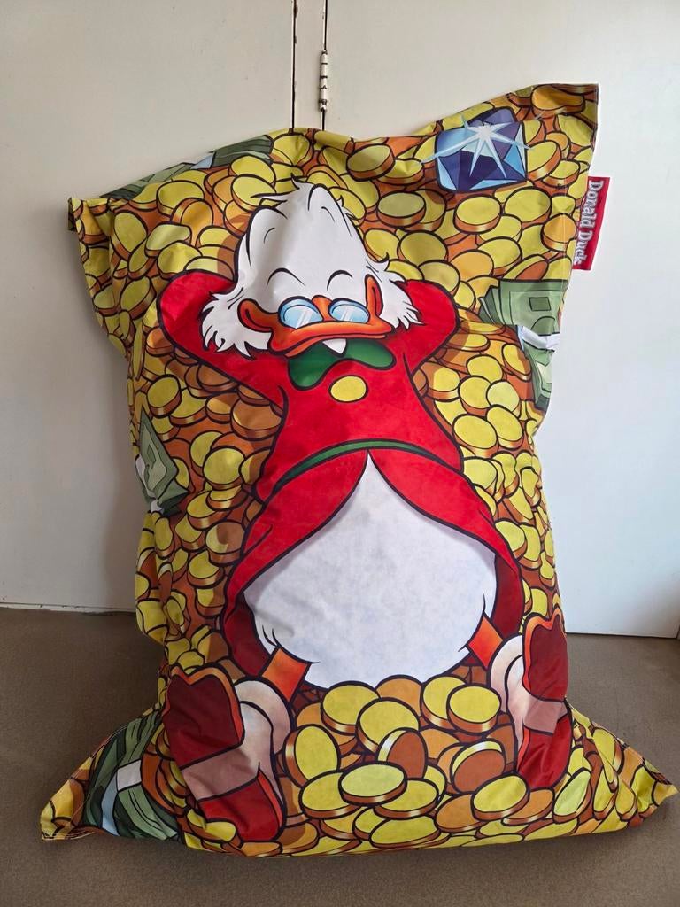Donald Duck Zitzak Dagobert, Huis en Inrichting, Ophalen, Zo goed als nieuw, Geel, Zitzak