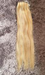 Clip in extensions blond, Ophalen of Verzenden, Zo goed als nieuw, Pruik of Haarverlenging