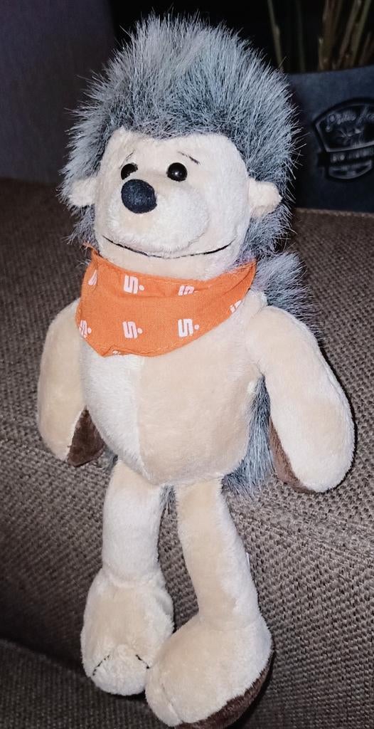 Sparkasse egel knuffel, de bank met de S. Spaarbank., Overige merken, Overige karakters, Overige typen, Wasbaar