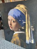 Schilderij op aluminium  Meisje met de parel, Ophalen, Zo goed als nieuw, Schilderij, 75 tot 100 cm