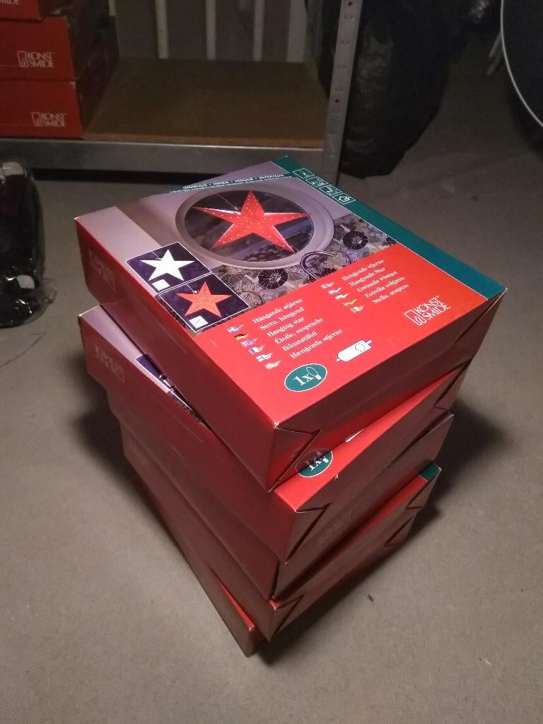 5 stuks verlichting kerstster NIEUW - NU VERZENDACTIE DHL!, Diversen, Kerst, Nieuw, Ophalen of Verzenden