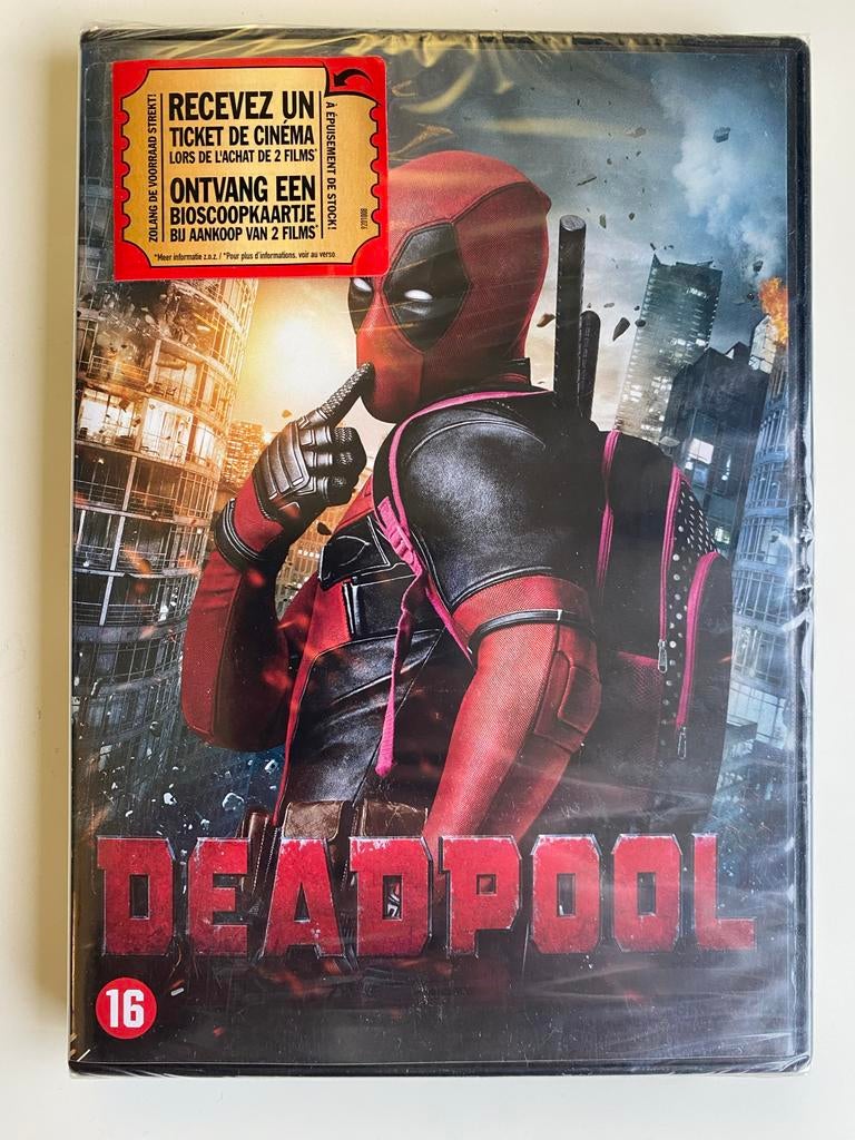 Deadpool DVD - Nieuw in verpakking, Vanaf 16 jaar, Ophalen of Verzenden, Nieuw in verpakking, Actiethriller