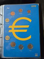 Euromunten album 1999-2003 met zilveren 10 euro 2002, Postzegels en Munten, Munten | Nederland, Ophalen of Verzenden, Koningin Beatrix