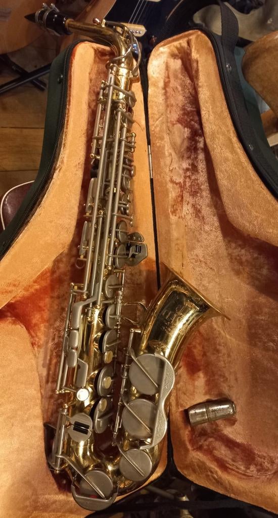 alt saxofoon (super classic)in koffer., Ophalen of Verzenden, Gebruikt, Alt