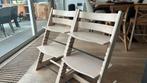 2x Stokke Tripp Trapp beukenhout natural meegroeistoel, Ophalen, Gebruikt, Meegroeistoel, Aanschuifbaar