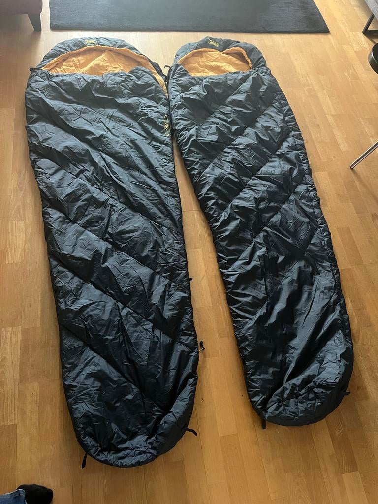2x Coleman OAK200 slaapzakken - Ideaal voor kamperen, Caravans en Kamperen, Slaapzakken, Ophalen of Verzenden, Gebruikt