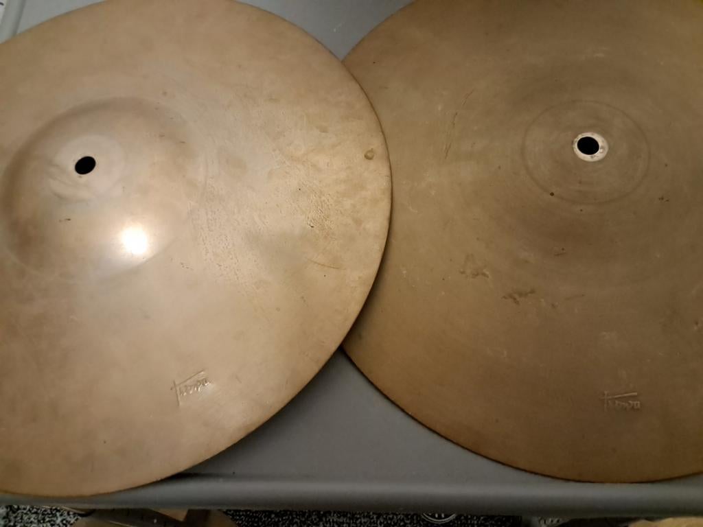 2x set hihat bekkens, Muziek en Instrumenten, Drumstellen en Slagwerk, Ophalen of Verzenden, Gebruikt, Overige merken
