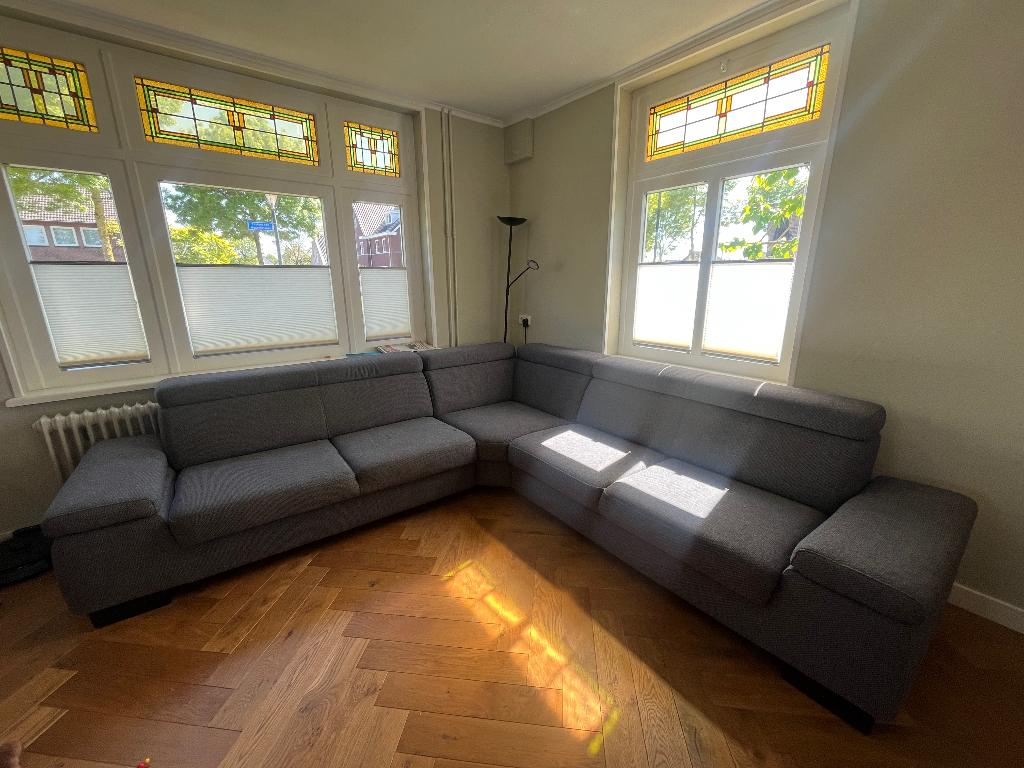 Hoekbank gratis, Ophalen, 250 tot 300 cm, Gebruikt, Hoekbank