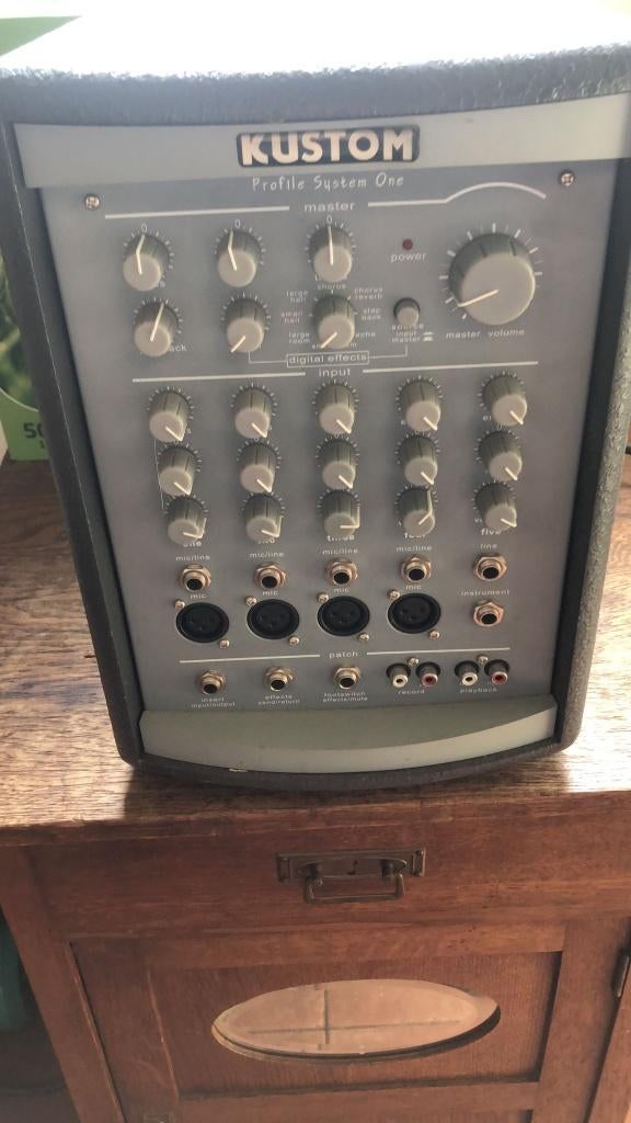 Kustom Profile System One master, Ophalen of Verzenden, Gebruikt, Minder dan 500 watt, Overige typen