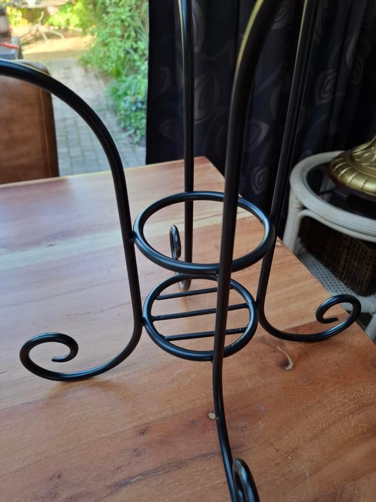 Wijnrek voor 1 fles en 4 glazen, Ophalen of Verzenden, Minder dan 50 cm, Minder dan 5 flessen