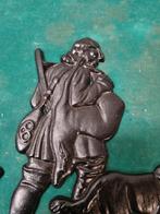 beeld jager met hond gietijzer, Ophalen of Verzenden
