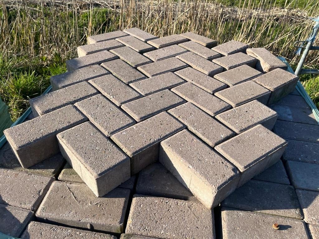 Betonklinkers BSS 21x10,5x8 cm Heidepaars – 24 m² – nieuw, Ophalen, Klinkers, Nieuw, 10 m² of meer
