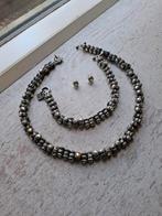 Otazu armband, ketting en oorbellen met Swarovski kristallen, Sieraden, Tassen en Uiterlijk, Armbanden, Ophalen of Verzenden, Zilver