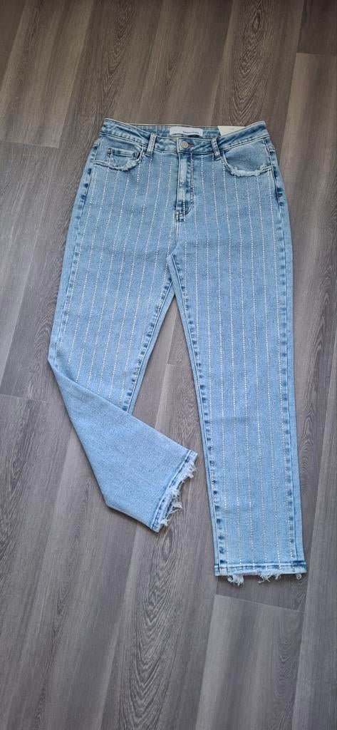 Damesjeans maat 38, Maat 38/40 (M), Queen Hearts Paris, Blauw, Nieuw