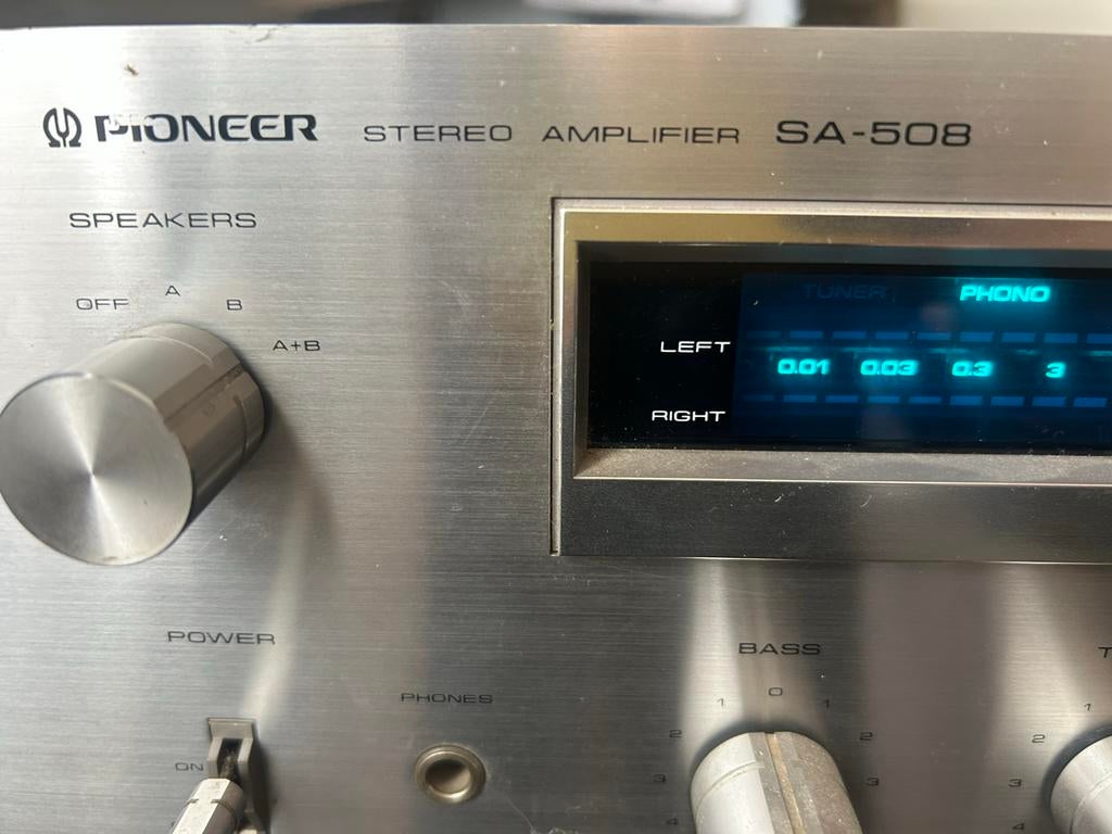 Pioneer SA-508 Stereo Versterker - Vintage Audio, Gebruikt, Verzenden, Pioneer, 120 watt of meer