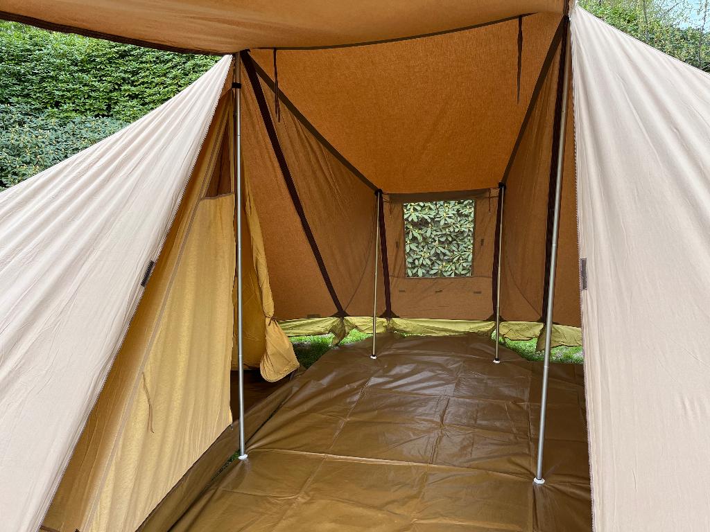 Esvo Seminole tent - familietent 5 pers. - zeer compleet!, Ophalen of Verzenden, Gebruikt, Tot en met 5