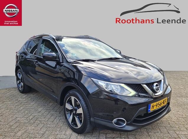 NISSAN Qashqai 1.2 115PK DIG-Turbo N-Connecta - Design Pack, Stof, Gebruikt, Zwart, 4 cilinders
