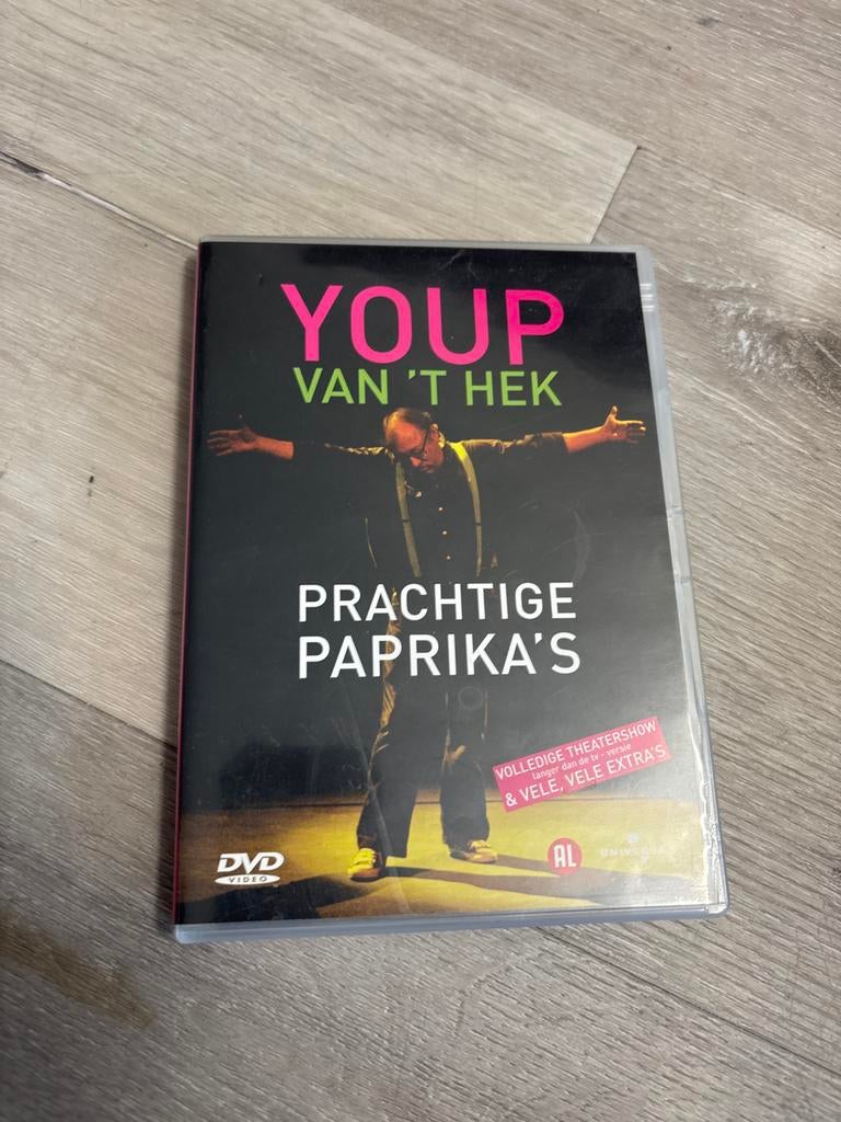 Youp van 't Hek - Prachtige Paprika's DVD, Alle leeftijden, Ophalen of Verzenden, Gebruikt, Stand-up of Theatershow