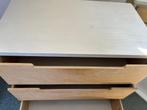 Ladekast met 3 lades blank hout ikea, Ophalen, Gebruikt, Grenenhout, 50 tot 100 cm