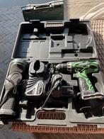 Hitachi Accuboormachine DS 12DVF3 met lader en accu's, Ophalen, Gebruikt, Variabele snelheid, Boor- en Schroefmachine