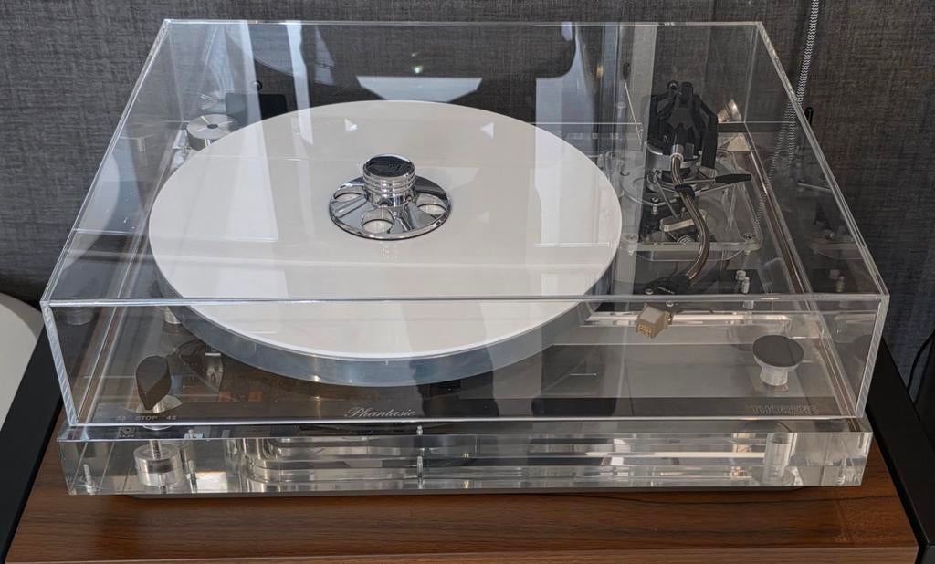 Thorens Phantasie plexiglas met SME Series III en ADC TRX-2, Ophalen, Zo goed als nieuw, Platenspeler, Thorens