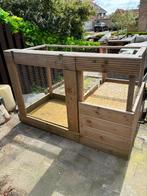 Zelfgemaakt kwartel/kuiken hok., Dieren en Toebehoren, Pluimvee | Toebehoren, Ophalen, Zo goed als nieuw, Kippenhok of Kippenren