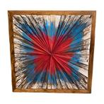 Walldeco center 117x117, Ophalen, Hout, ., .